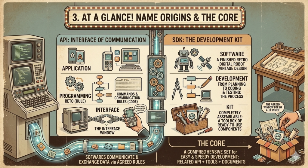 the function of sdk and api