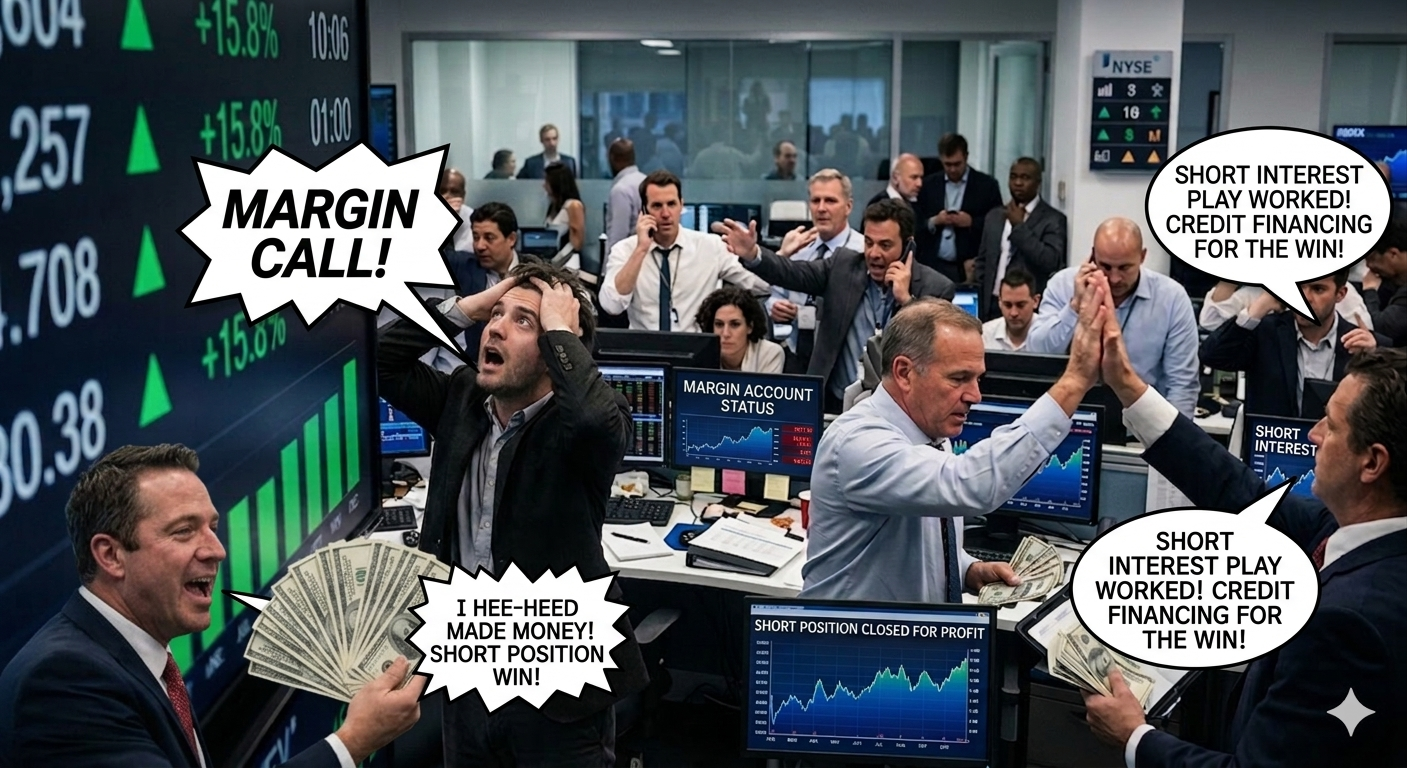 credit financing vs short selling,