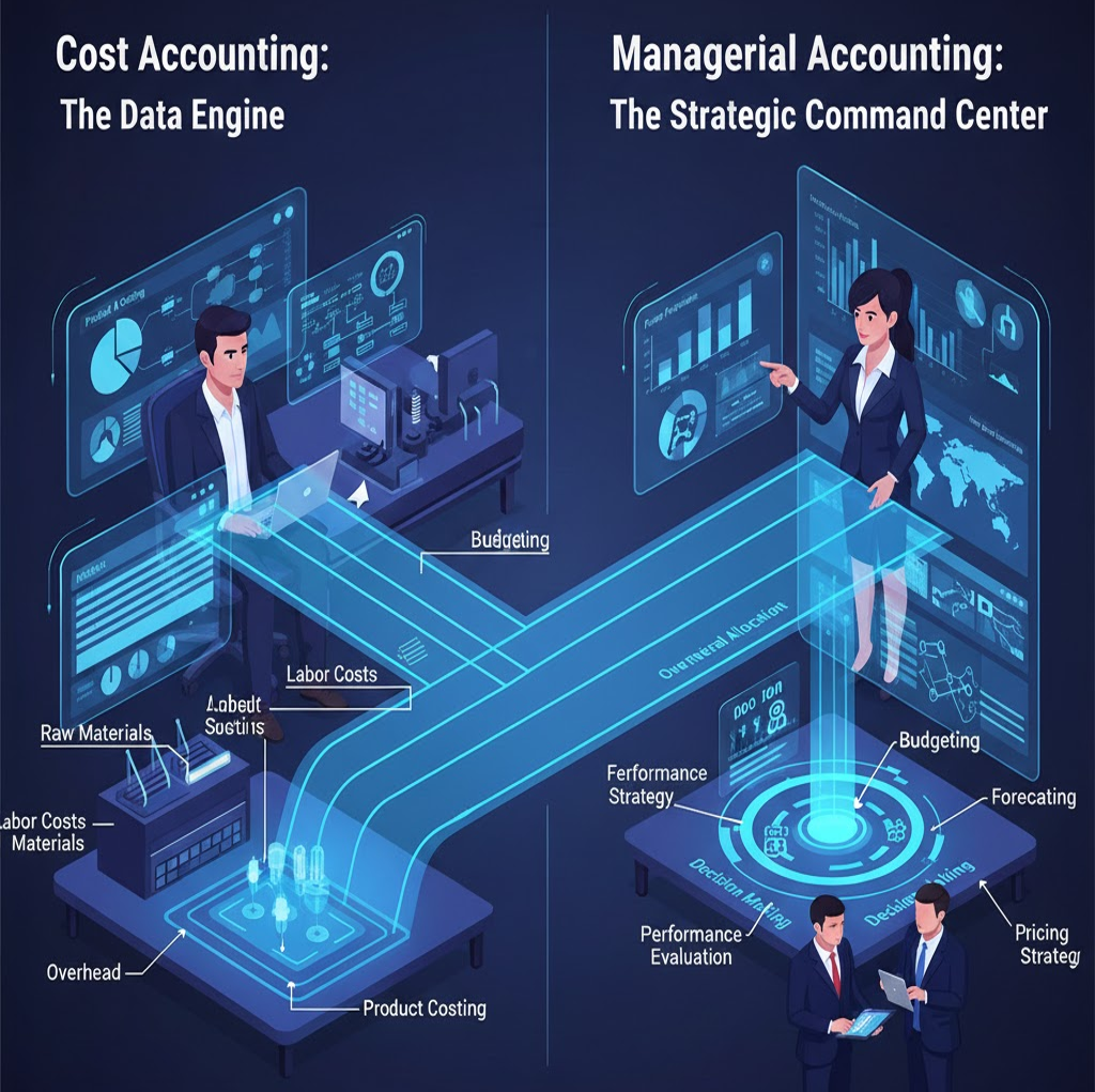 cost accounting vs managerial accounting