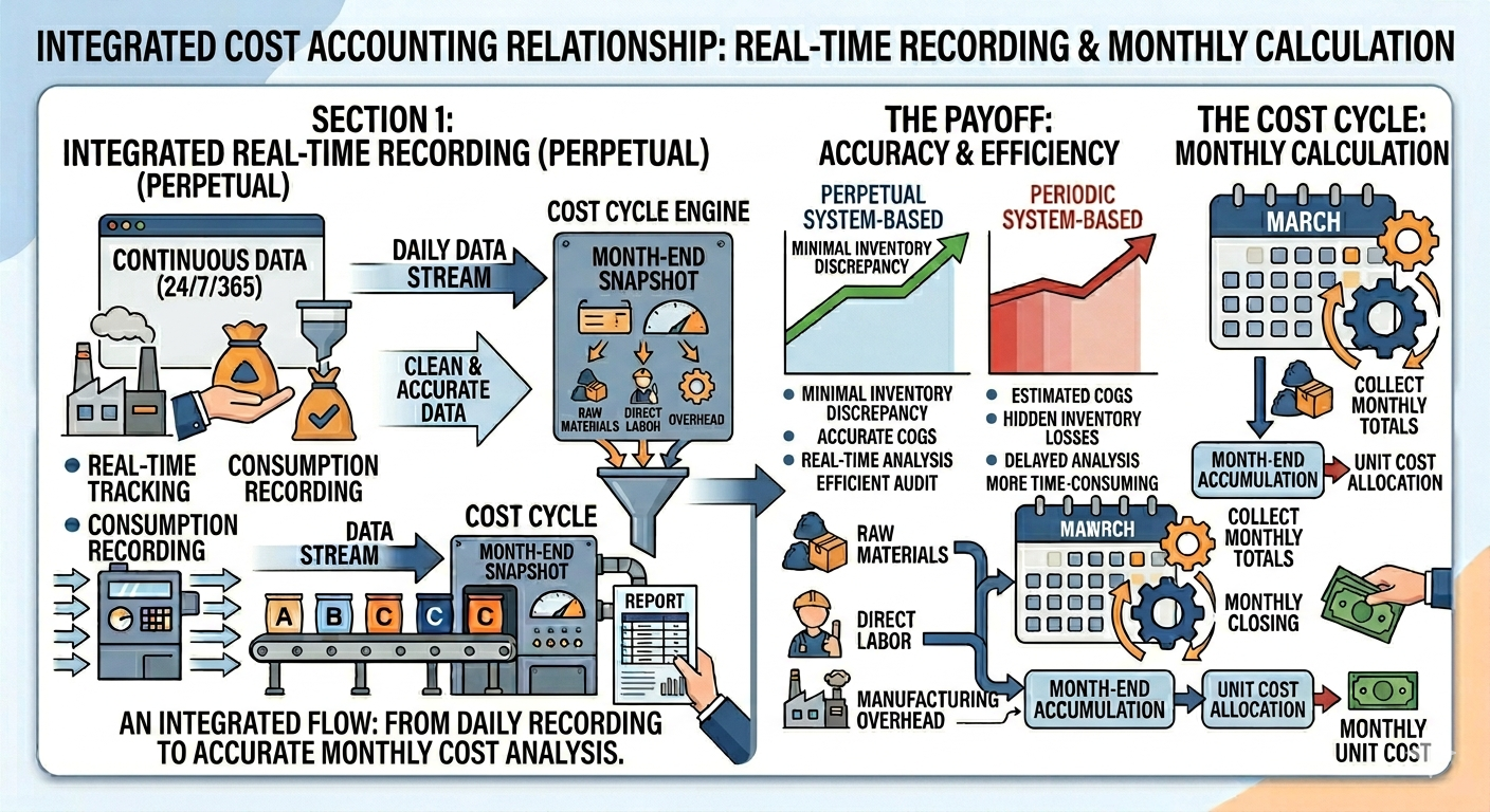 integrated cost accounting relationship